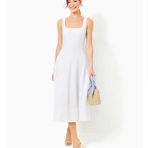 Lilly Pulitzer White Maxi Dress - Picture 7 of 8